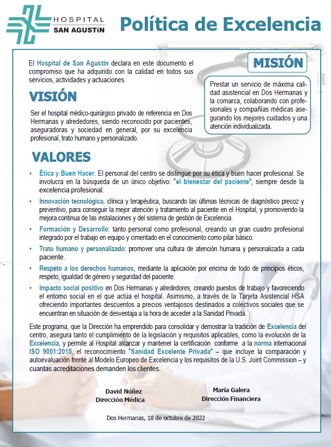 Política de excelencia_Hospital San Agustín_2024
