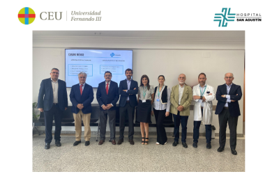 La Universidad CEU Fernando III visita Hospital San Agustín