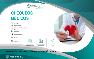 Chequeos médicos en Hospital San Agustín