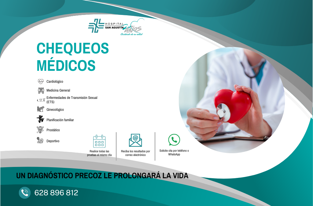 Chequeos médicos en Hospital San Agustín