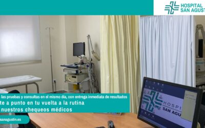 Ponte a punto en tu vuelta a la rutina con nuestros chequeos médicos