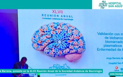 Jorge Barrena, ponente en la XLVII Reunión Anual de la Sociedad Andaluza de Neurología